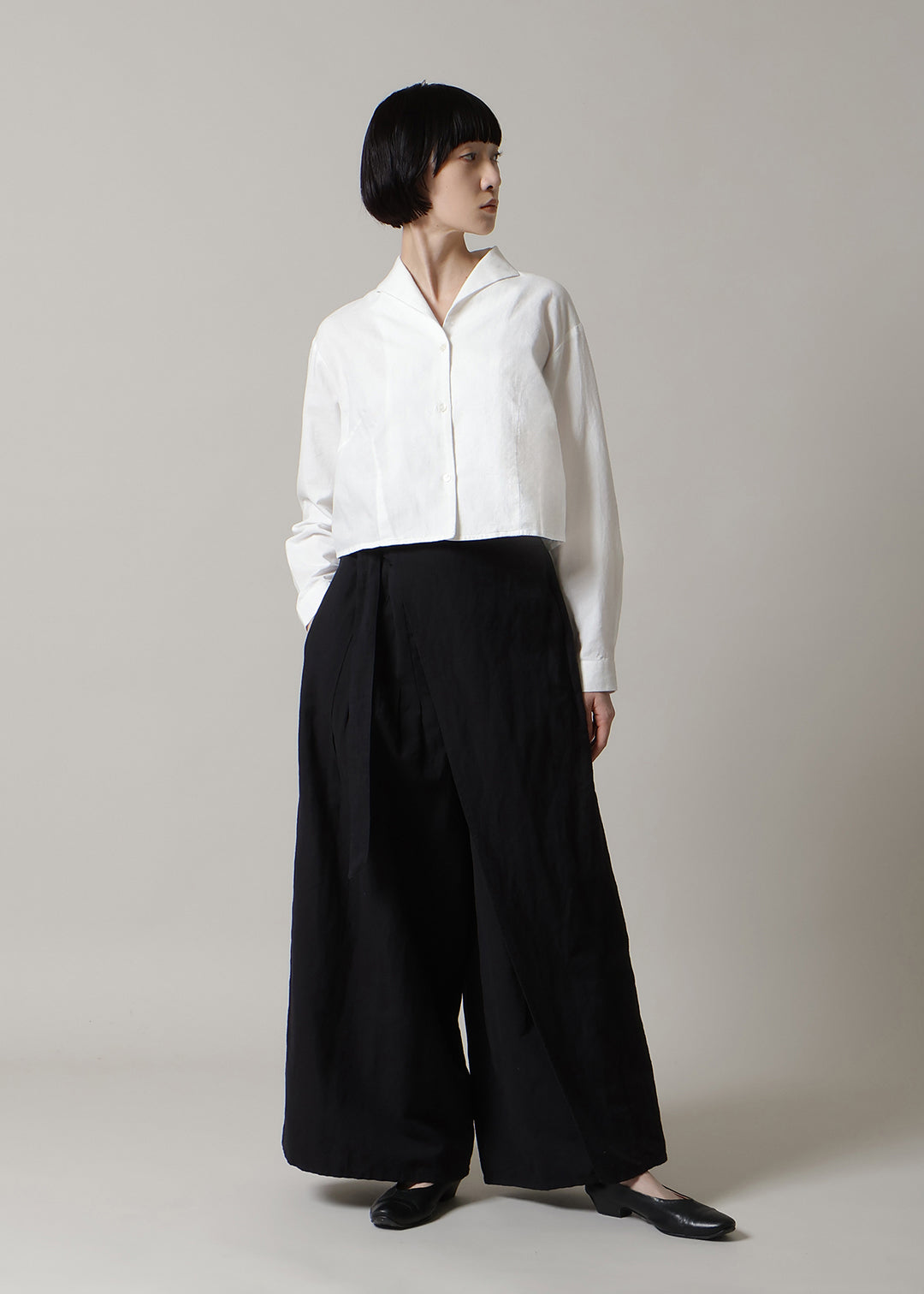 Kaname Shawl Collar SH 100dt khadi