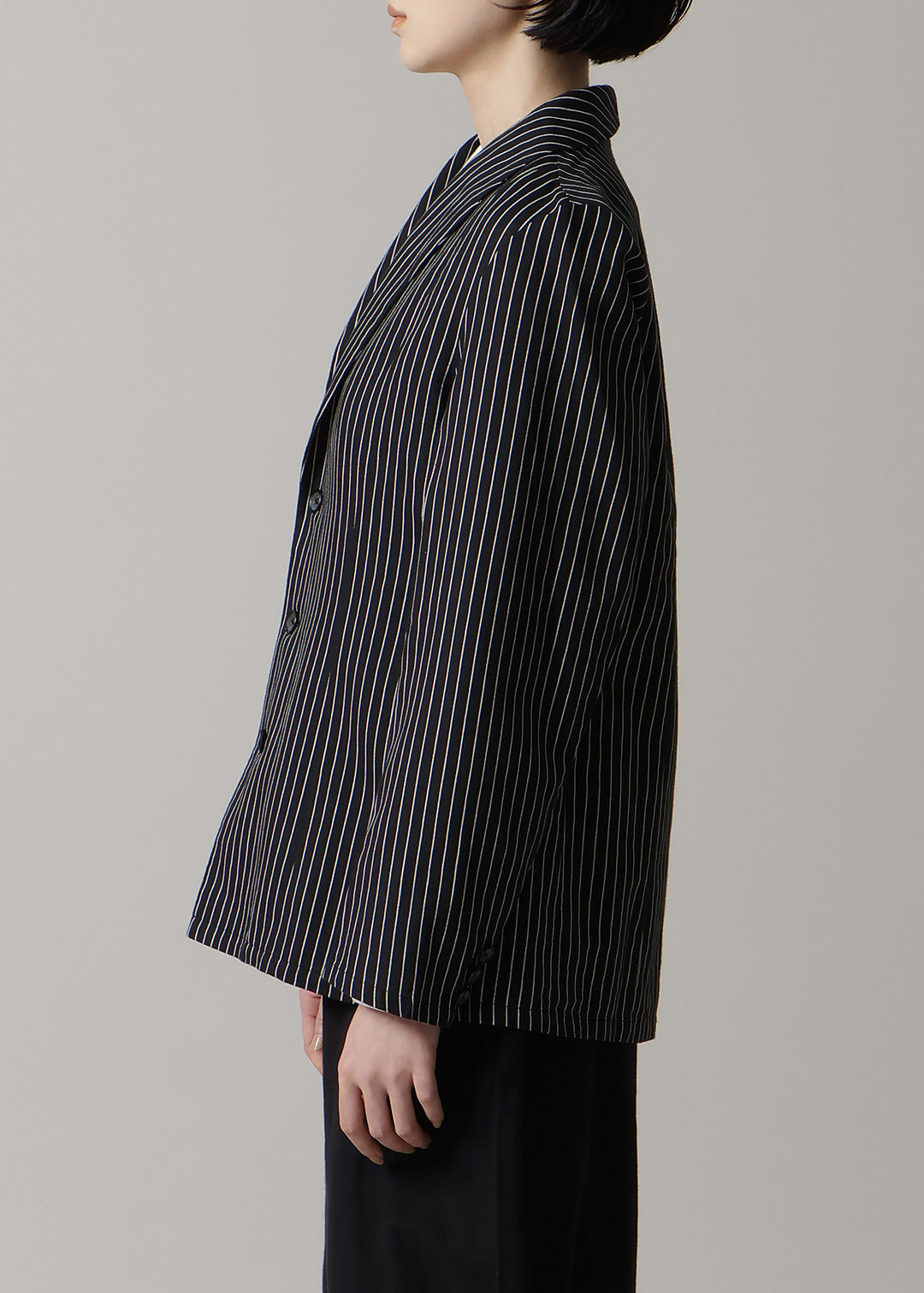 Kaname Slim Jacket L/C stripe