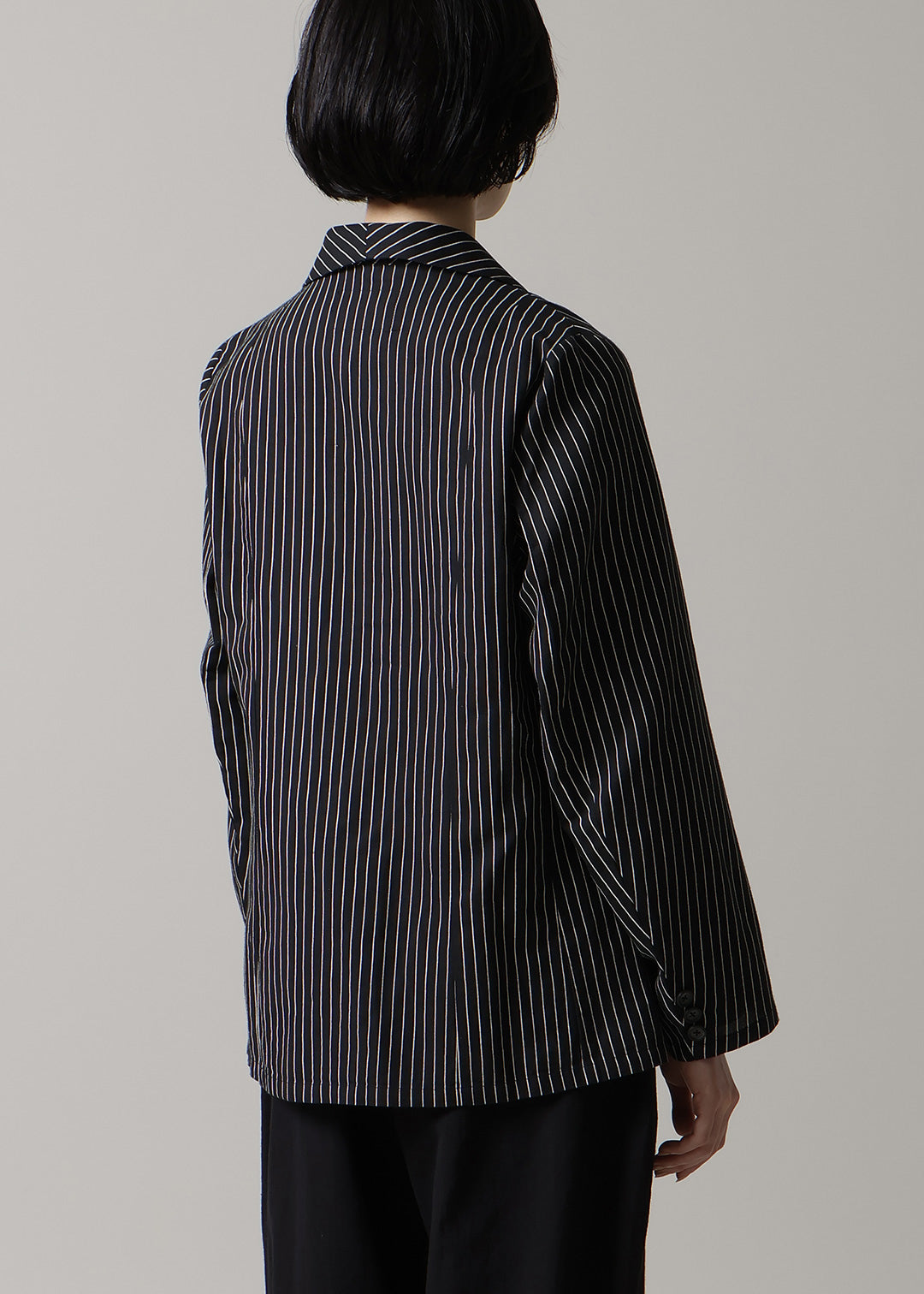 Kaname Slim Jacket L/C stripe