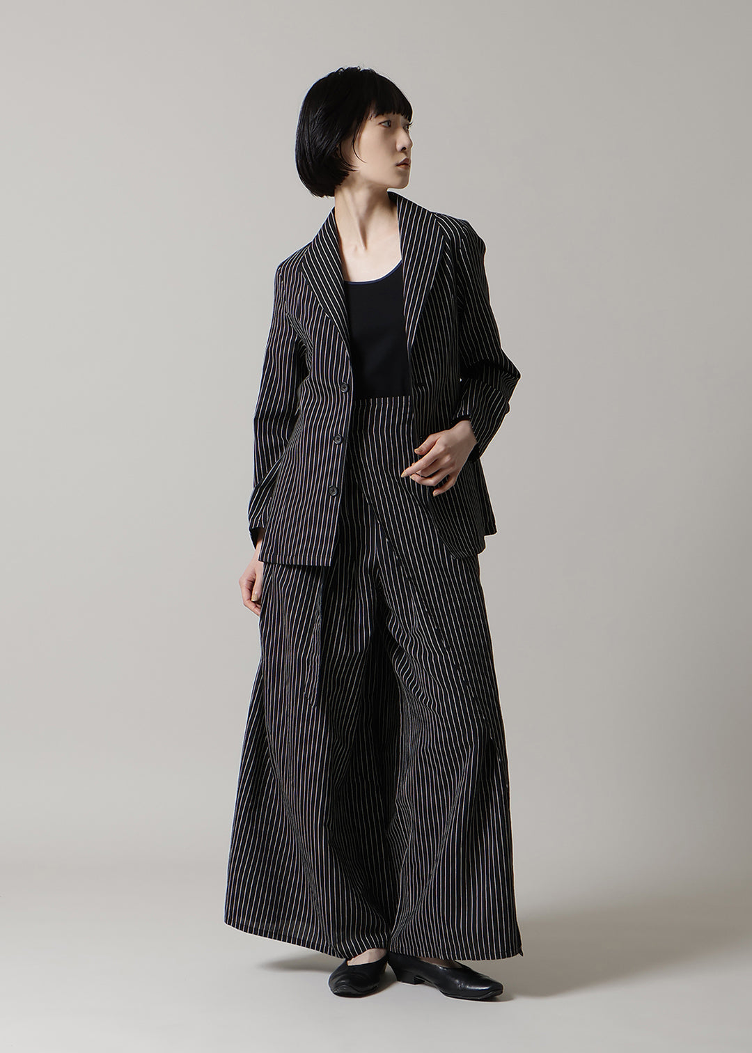 Kaname Slim Jacket L/C stripe