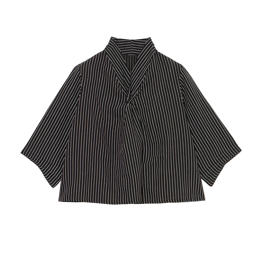 Sculpted Twist Neck TP L/C stripe