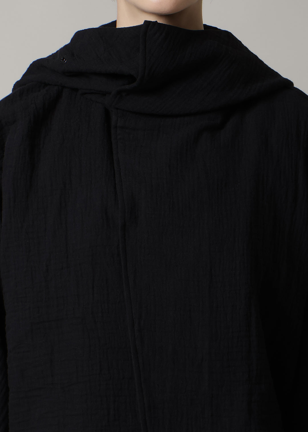 Sculpted Multiway Cape Cotton Gauze