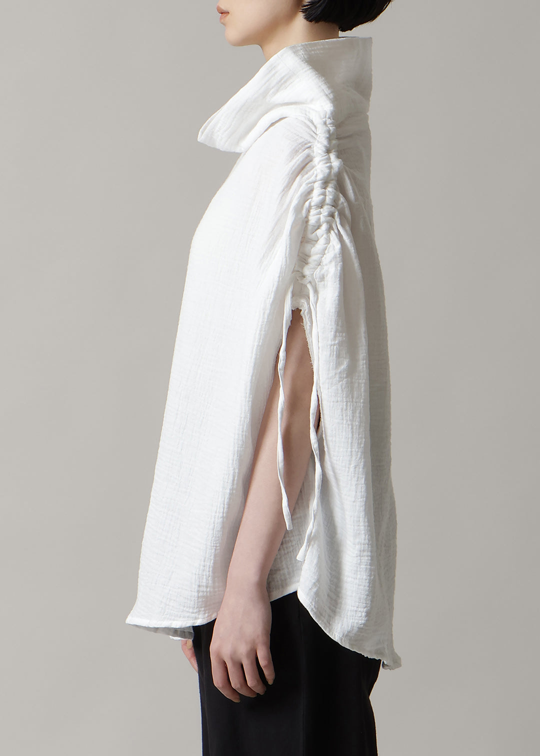 Sculpted Flow Pullover Cotton Gauze