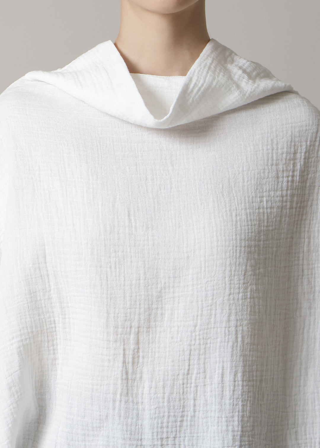 Sculpted Flow Pullover Cotton Gauze