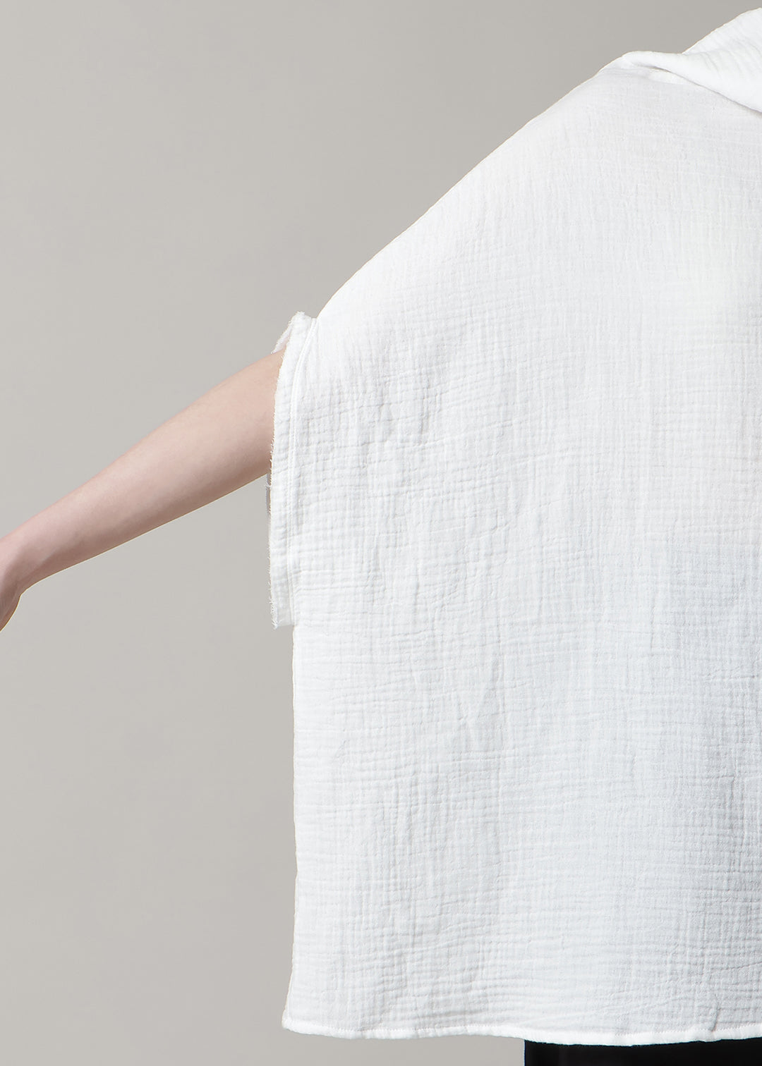 Sculpted Flow Pullover Cotton Gauze