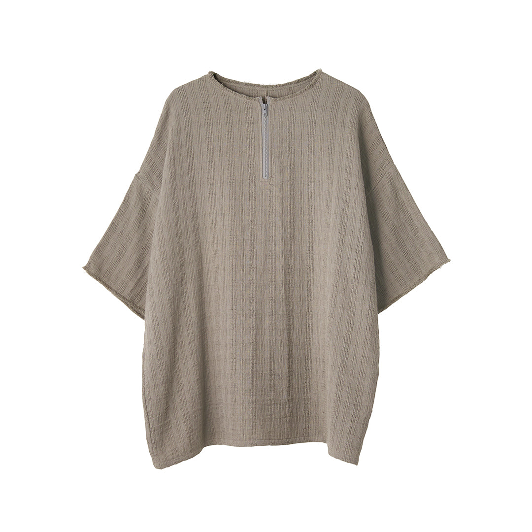 トップス GREASER size16 Kaname Zip-up Tops Dobby Gauze – マザーハウス 公式サイト