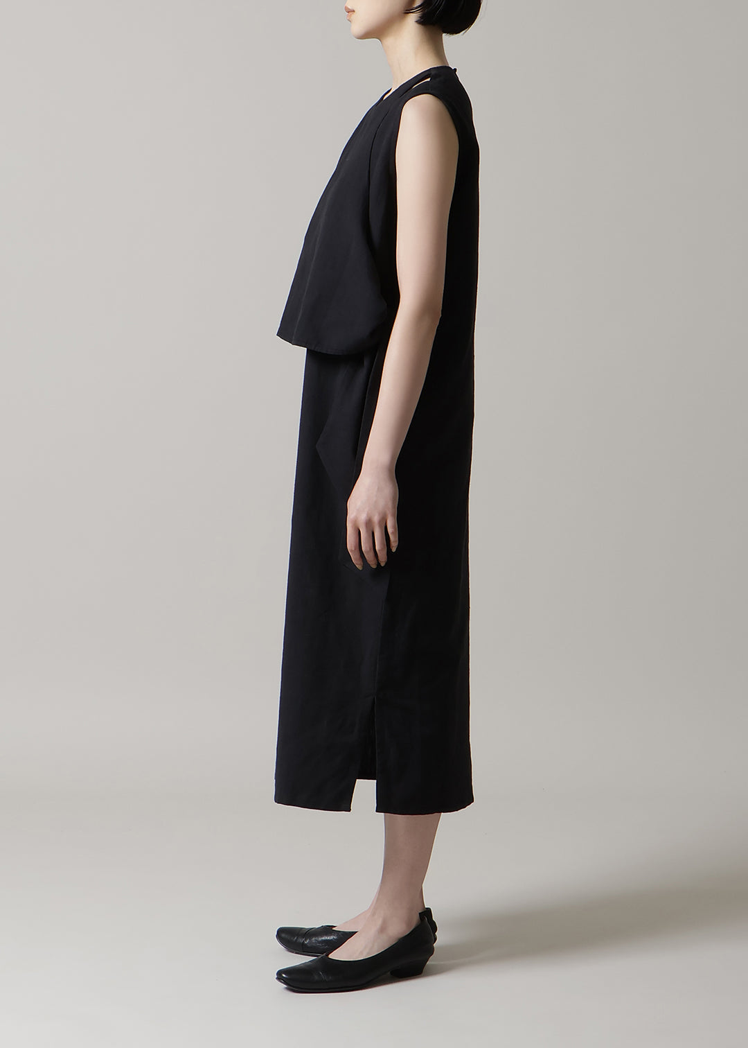 Sculpted Side Tie OP Linen Khadi