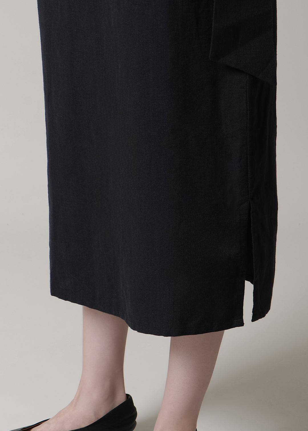 Sculpted Side Tie OP Linen Khadi