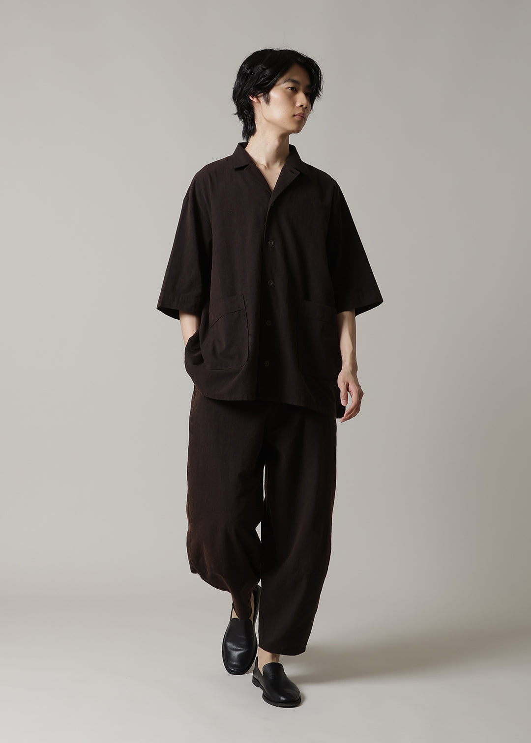 Kaname Open Collar SH Washed 56s – マザーハウス 公式サイト