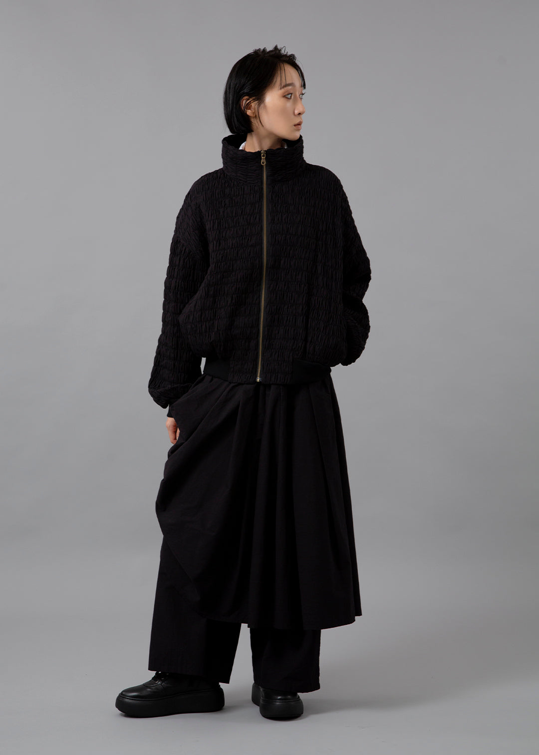 Kaname Short Blouson Shirring