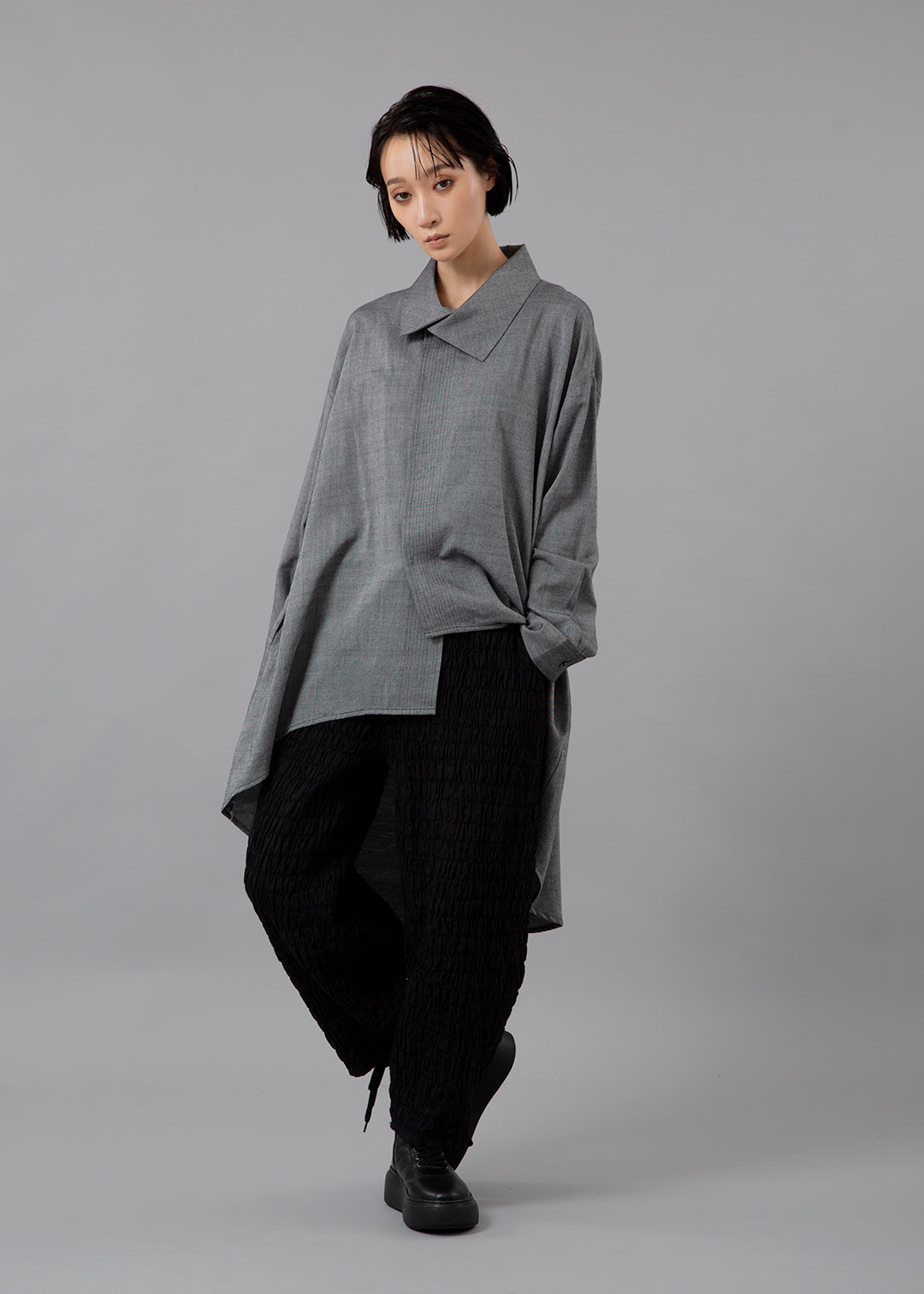 Kaname Slim Balloon Pants Shirring