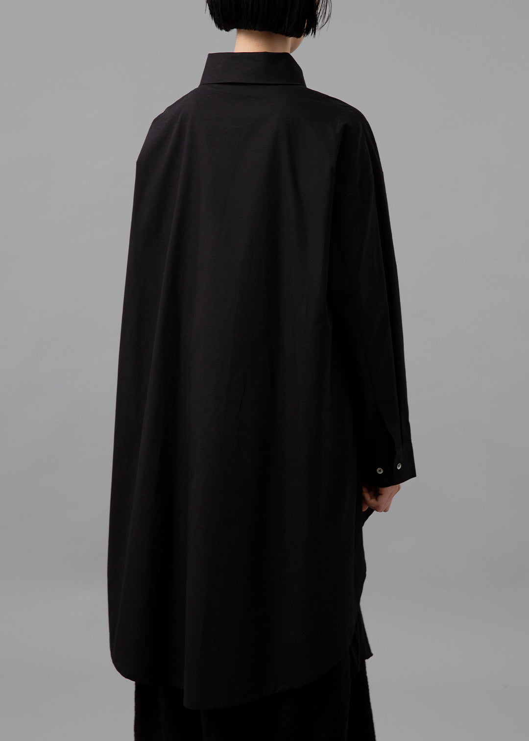 Sculpted Drape Shirt Poplin