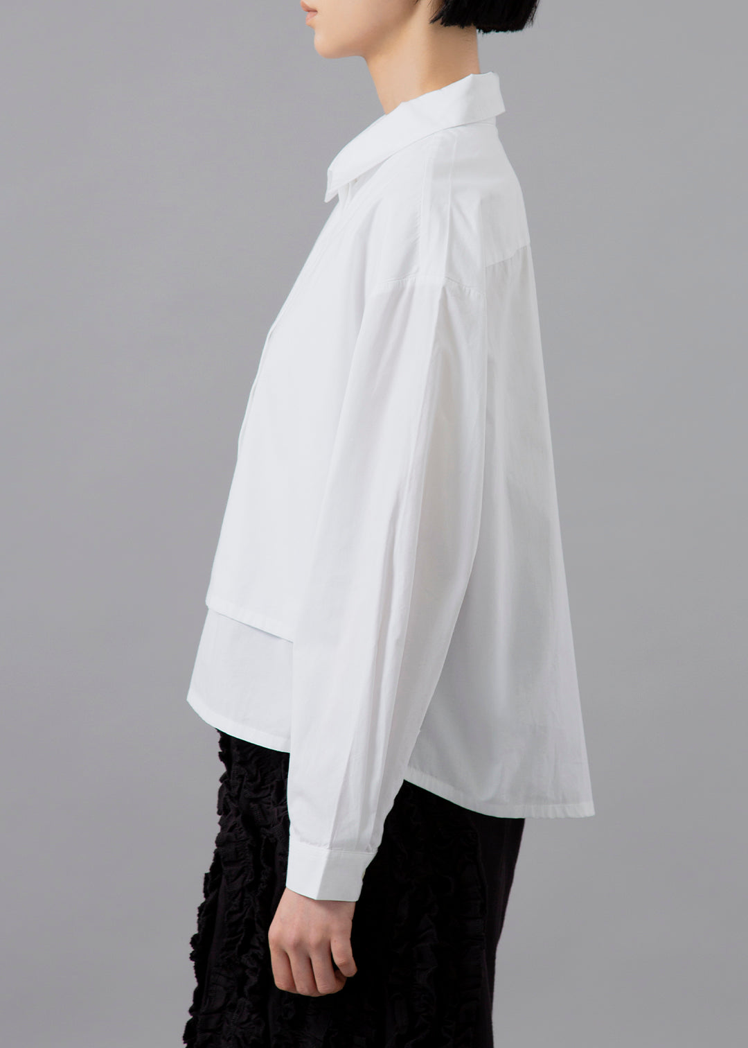 Kaname Layered Yoke Shirt Poplin
