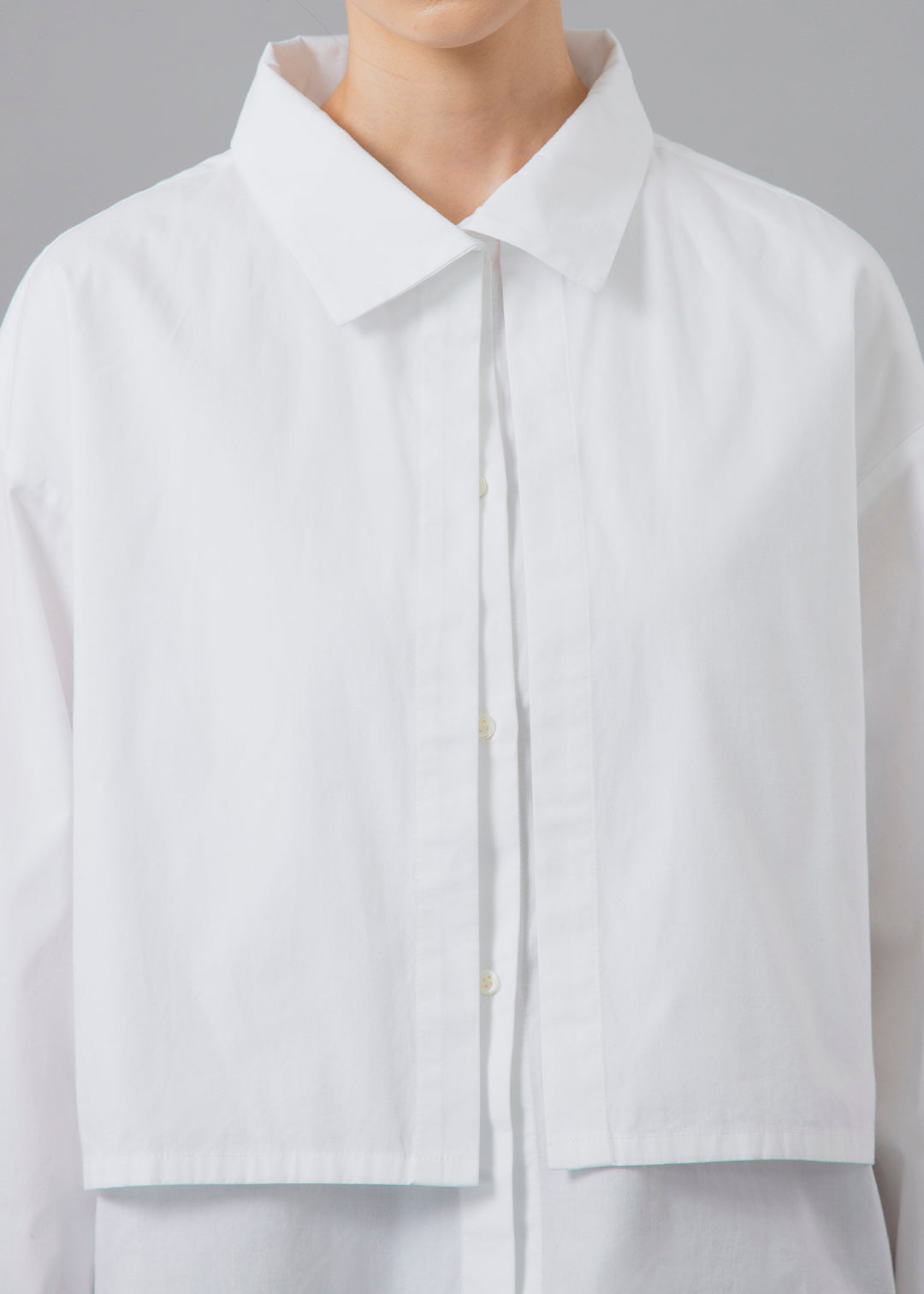 Kaname Layered Yoke Shirt Poplin