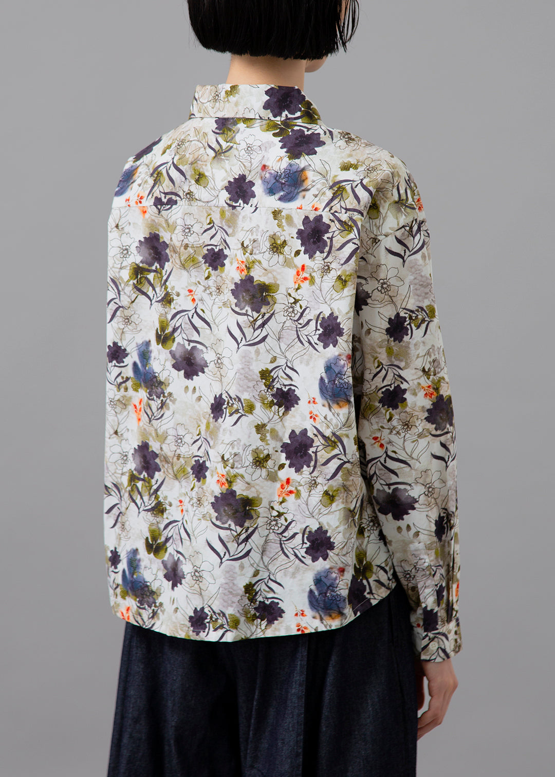 Kaname Layered Yoke SH Print Poplin