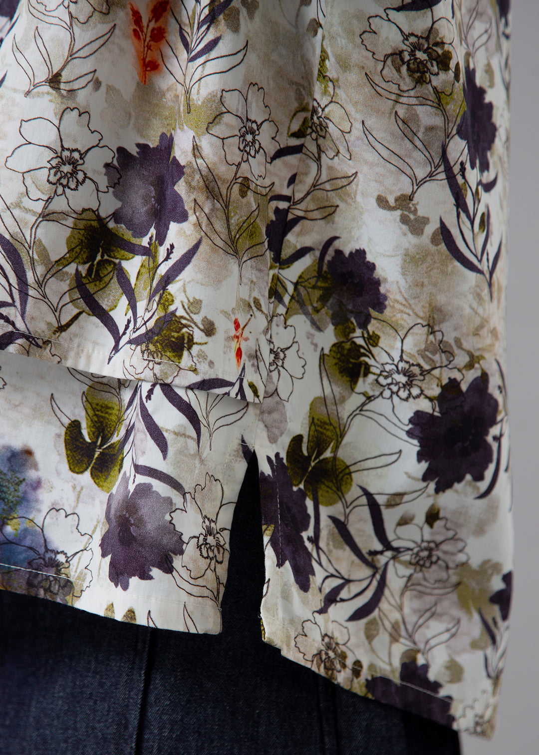 Kaname Layered Yoke SH Print Poplin