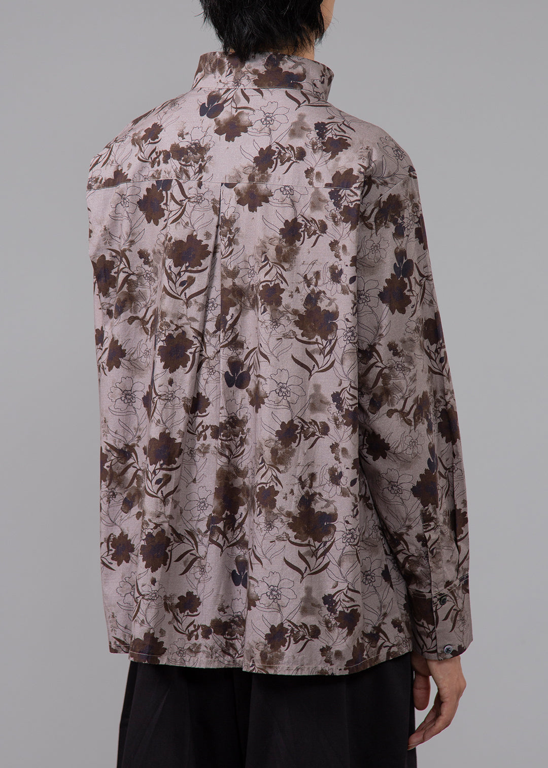 Sculpted Side Layer SH Print Poplin