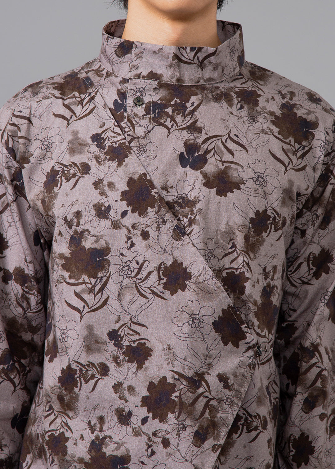 Sculpted Side Layer SH Print Poplin