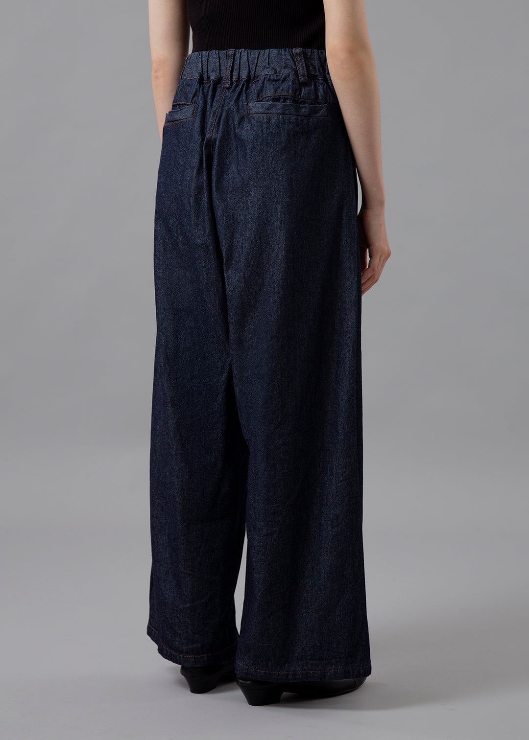 Kaname Side Tuck Pants Denim