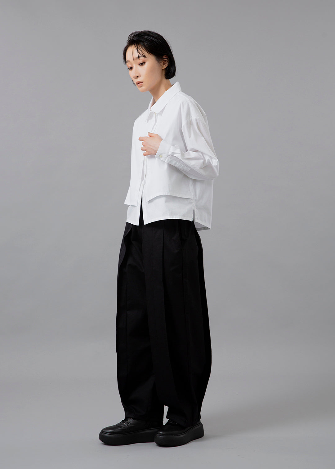 Sculpted Deep Tuck PT Cotton Chino
