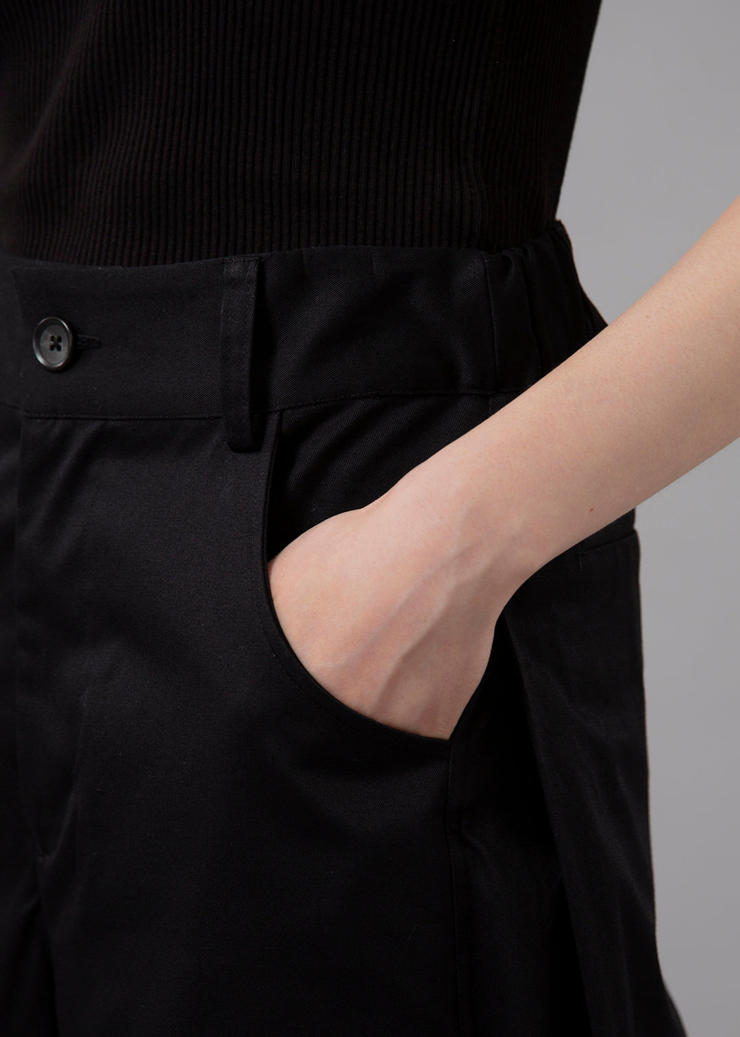 Kaname Side Tuck Pants Cotton Chino