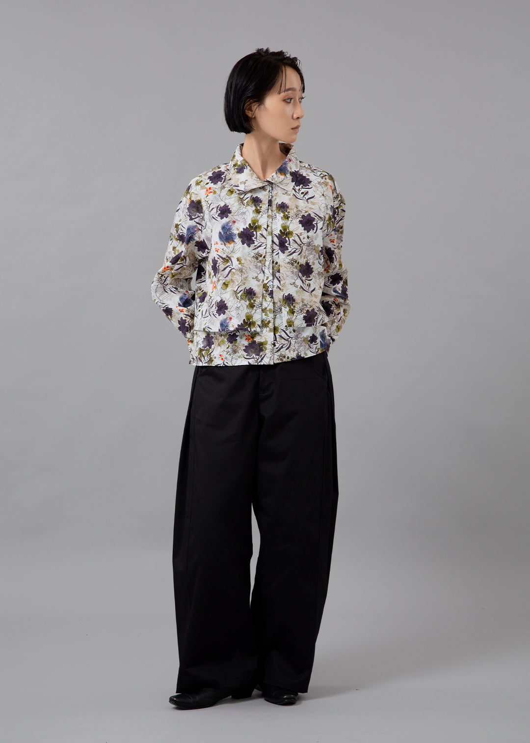 Kaname Side Tuck Pants Cotton Chino