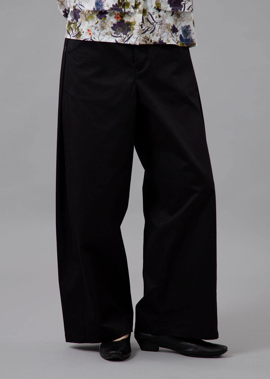 Kaname Side Tuck Pants Cotton Chino