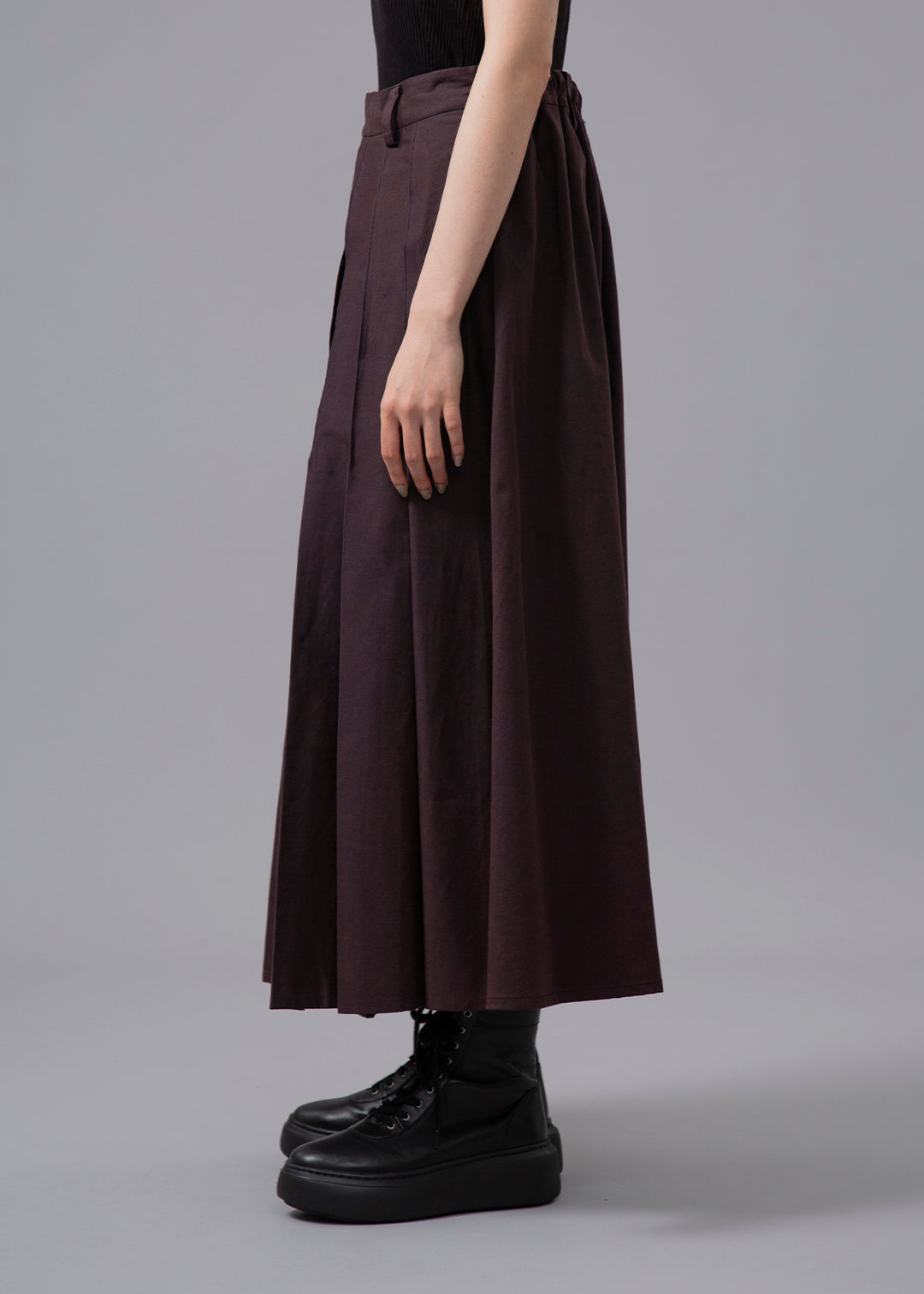 Kaname Uneven Pleat SK Washed Chino