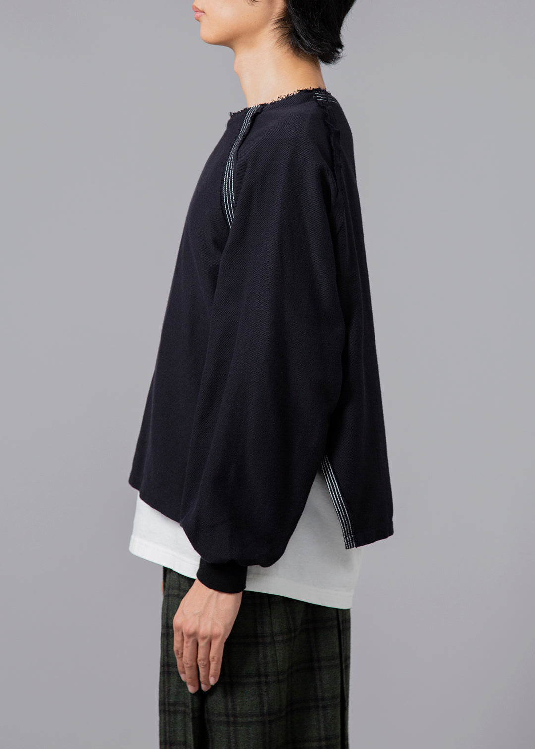 Play Contrast Stitch Top 40tw Khadi