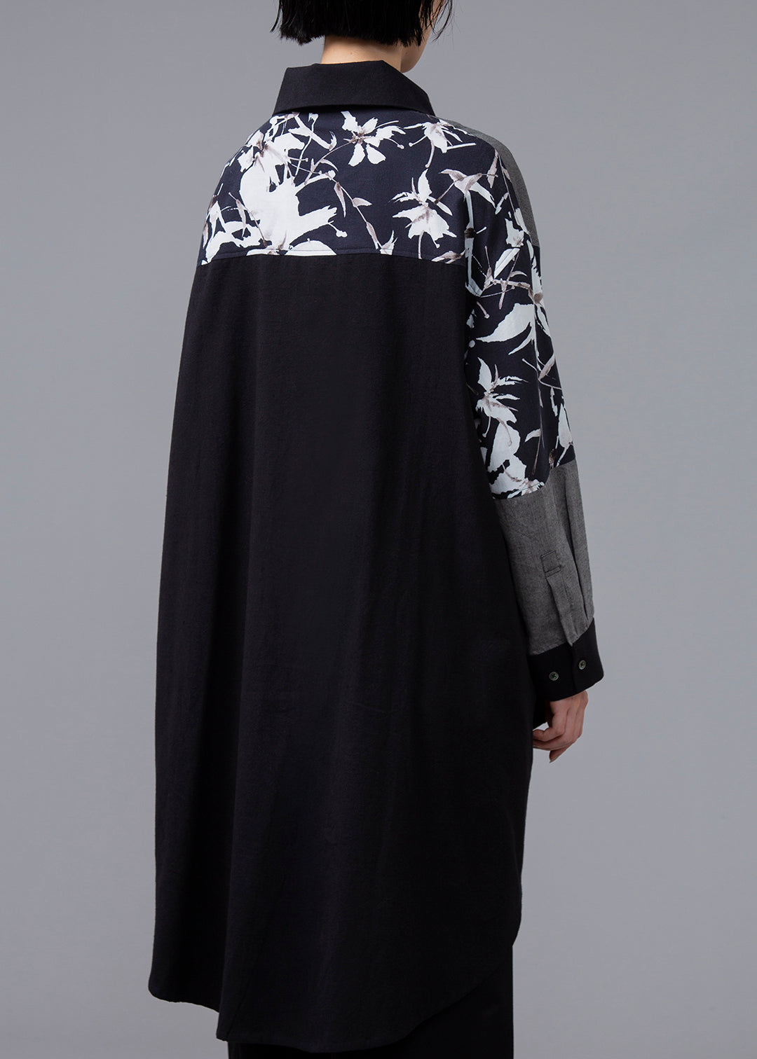 Blocking Drape Shirt 150dt tw Khadi
