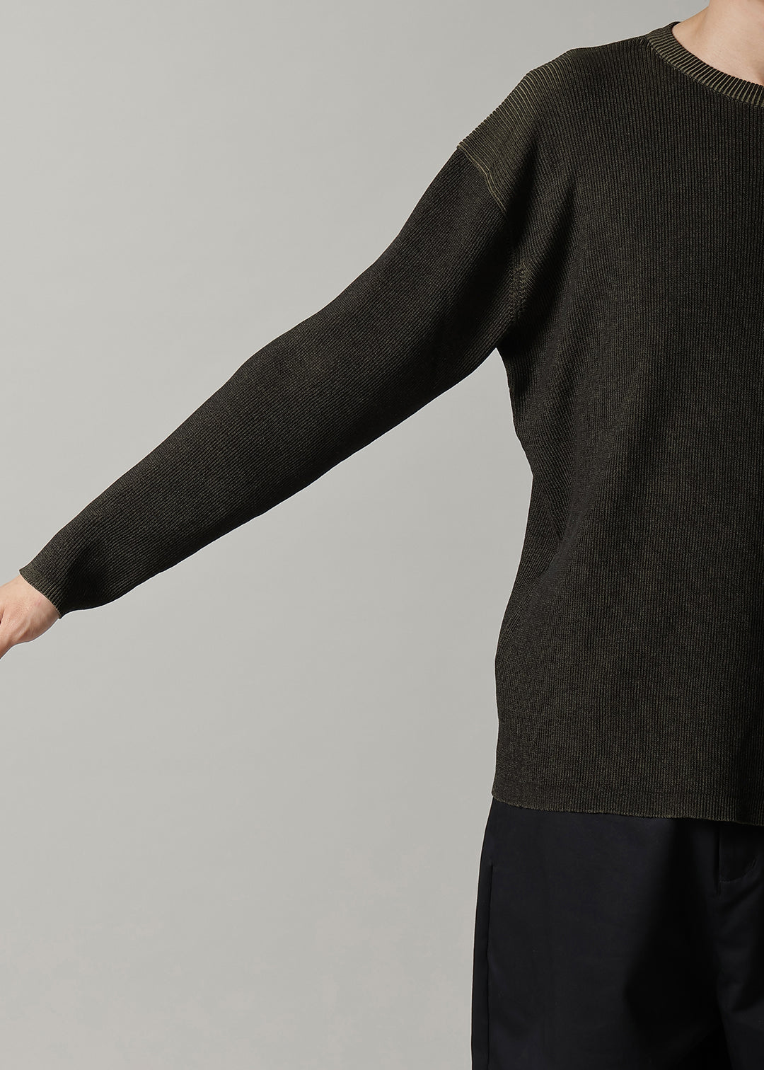 Accordion Sweater 14gg Cotton