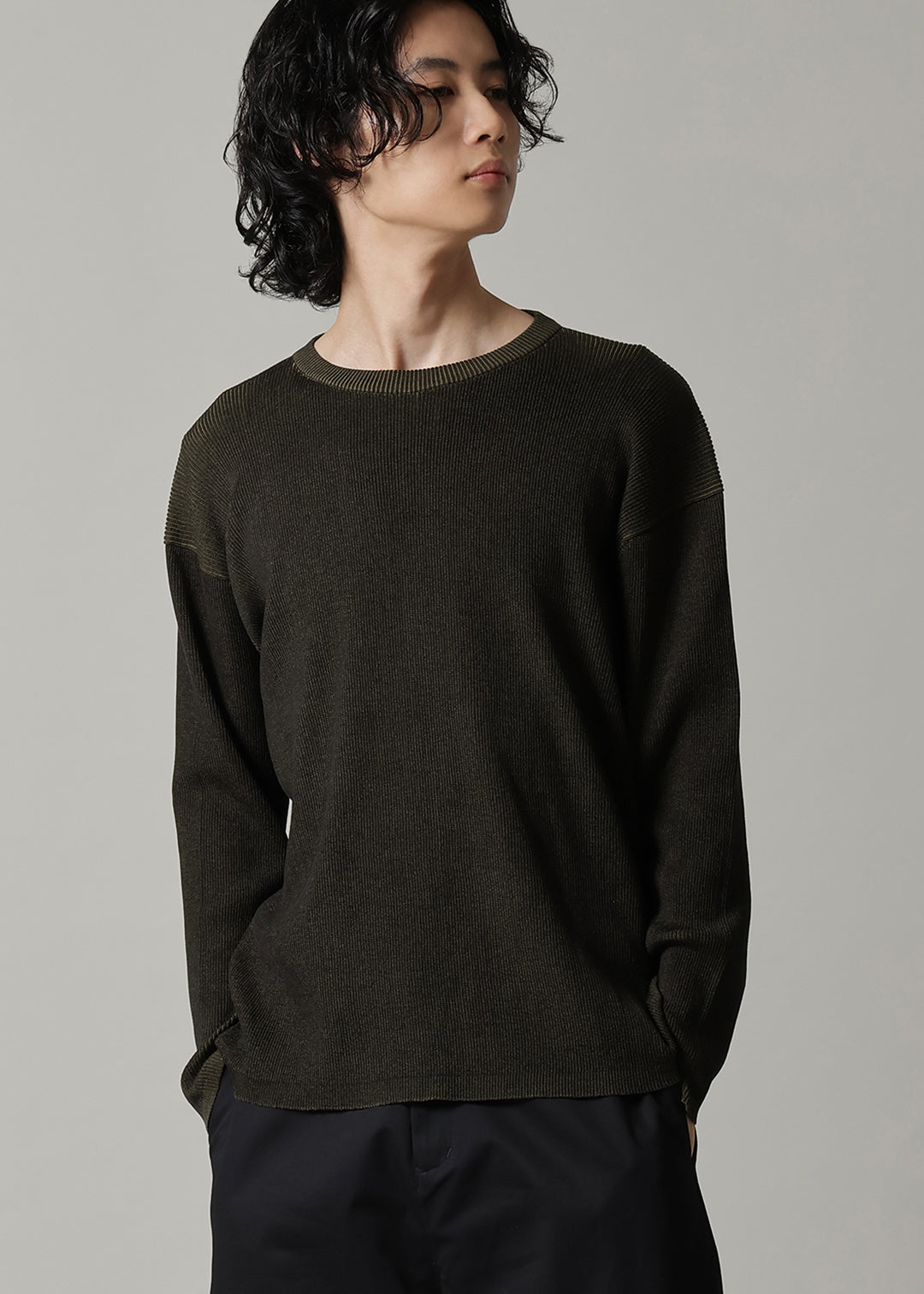 Accordion Sweater 14gg Cotton