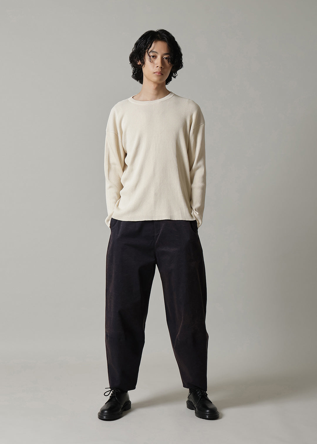 Accordion Sweater 14gg Cotton