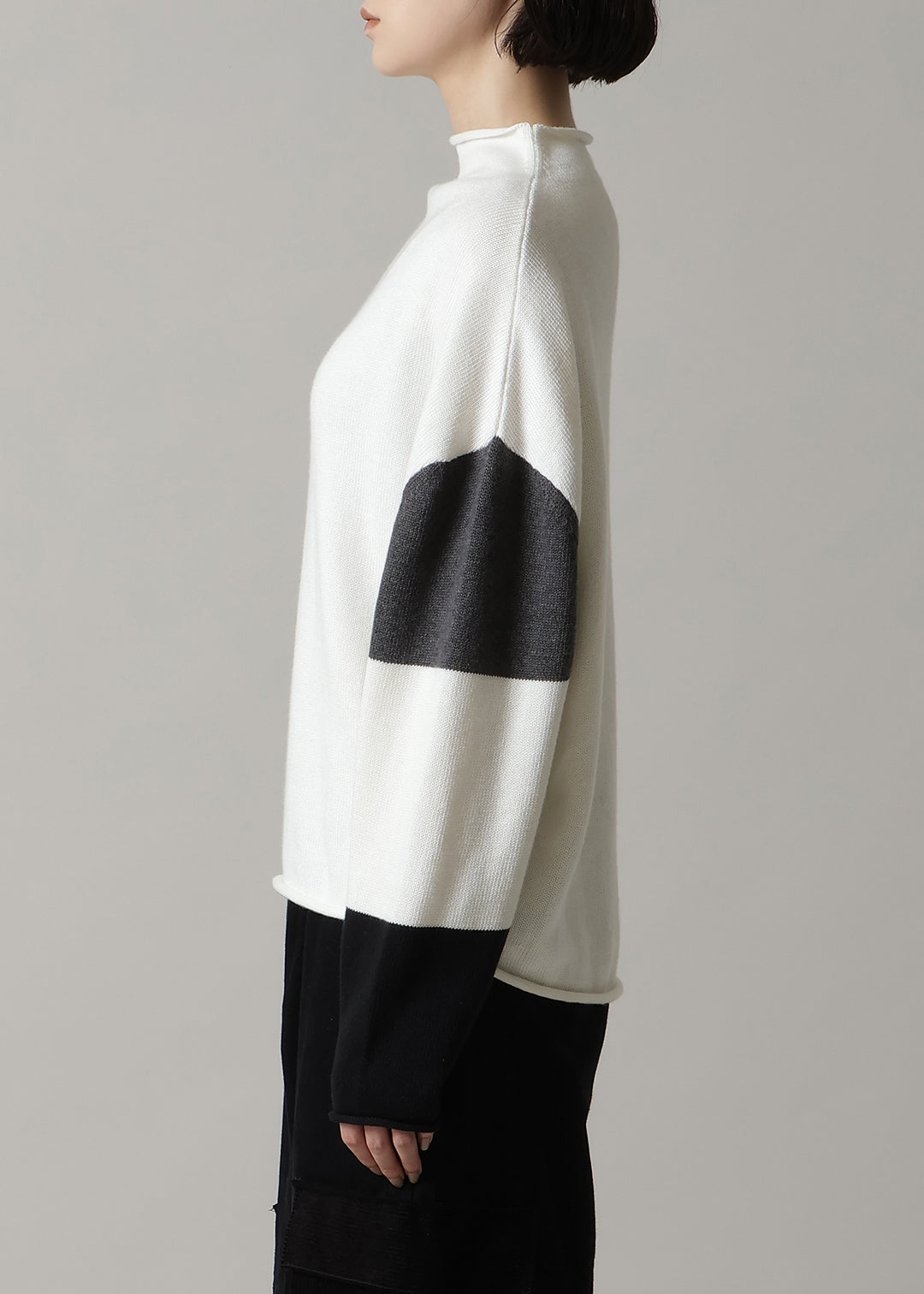 Harie Short Knit Tops 7gg Cotton