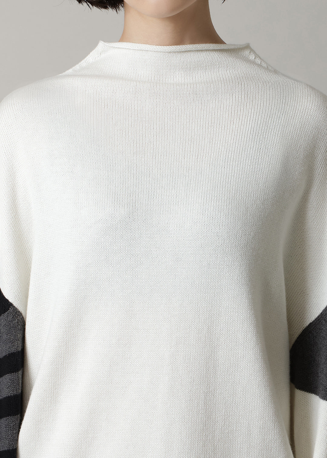 Harie Short Knit Tops 7gg Cotton