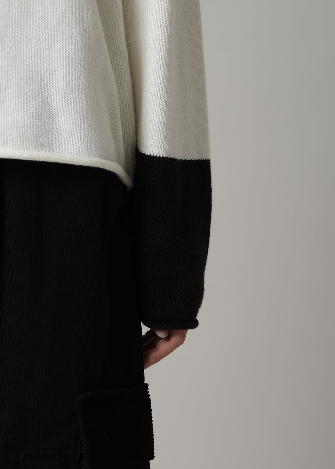 Harie Short Knit Tops 7gg Cotton