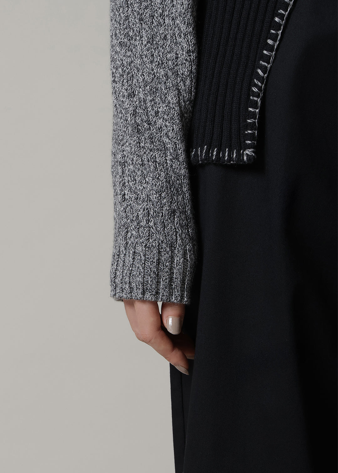 7gg Cotton Bi-color Stitch Sweater