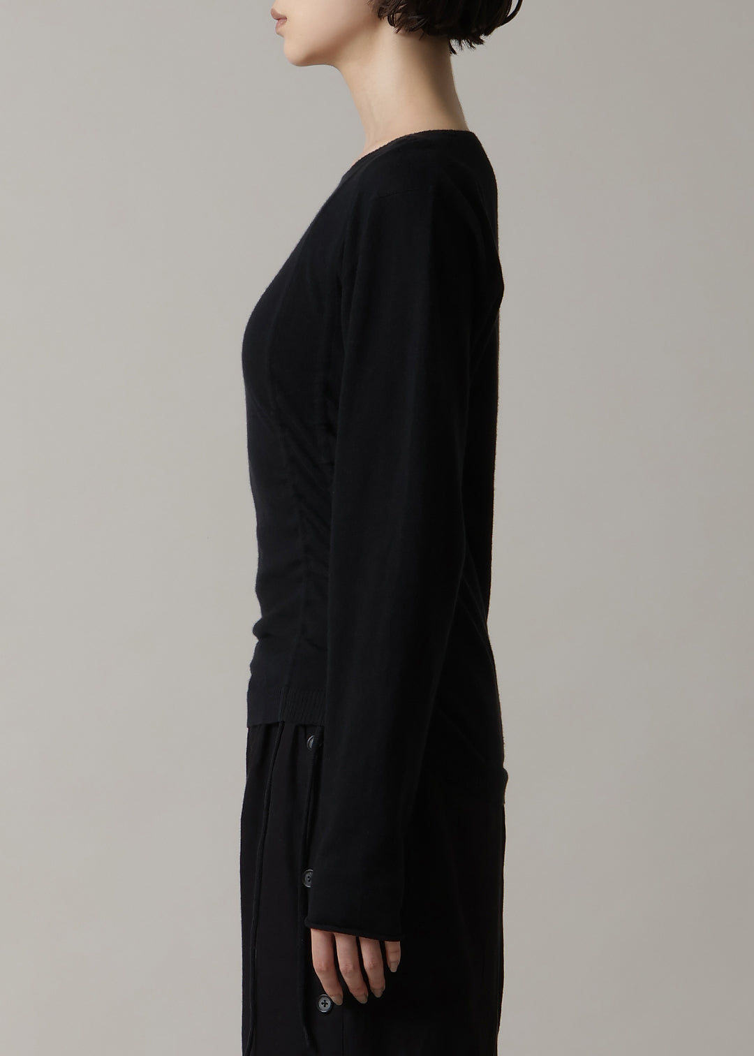 Rhythm Gathered Knit 14gg Cotton