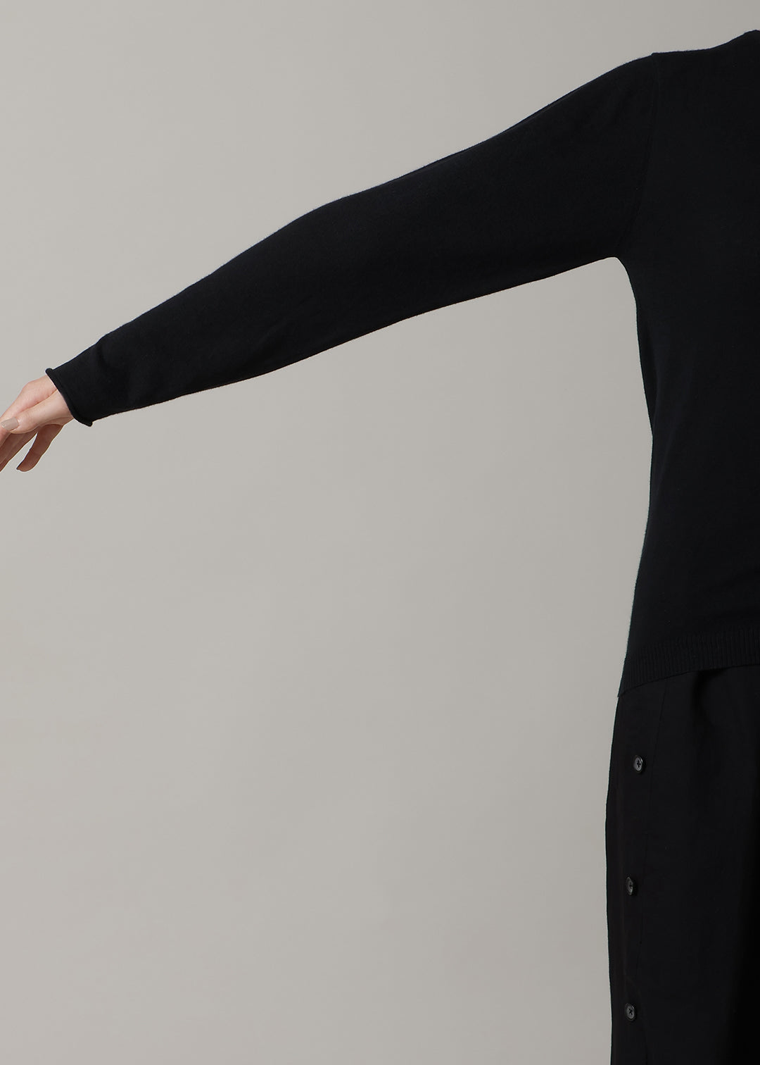 Rhythm Gathered Knit 14gg Cotton