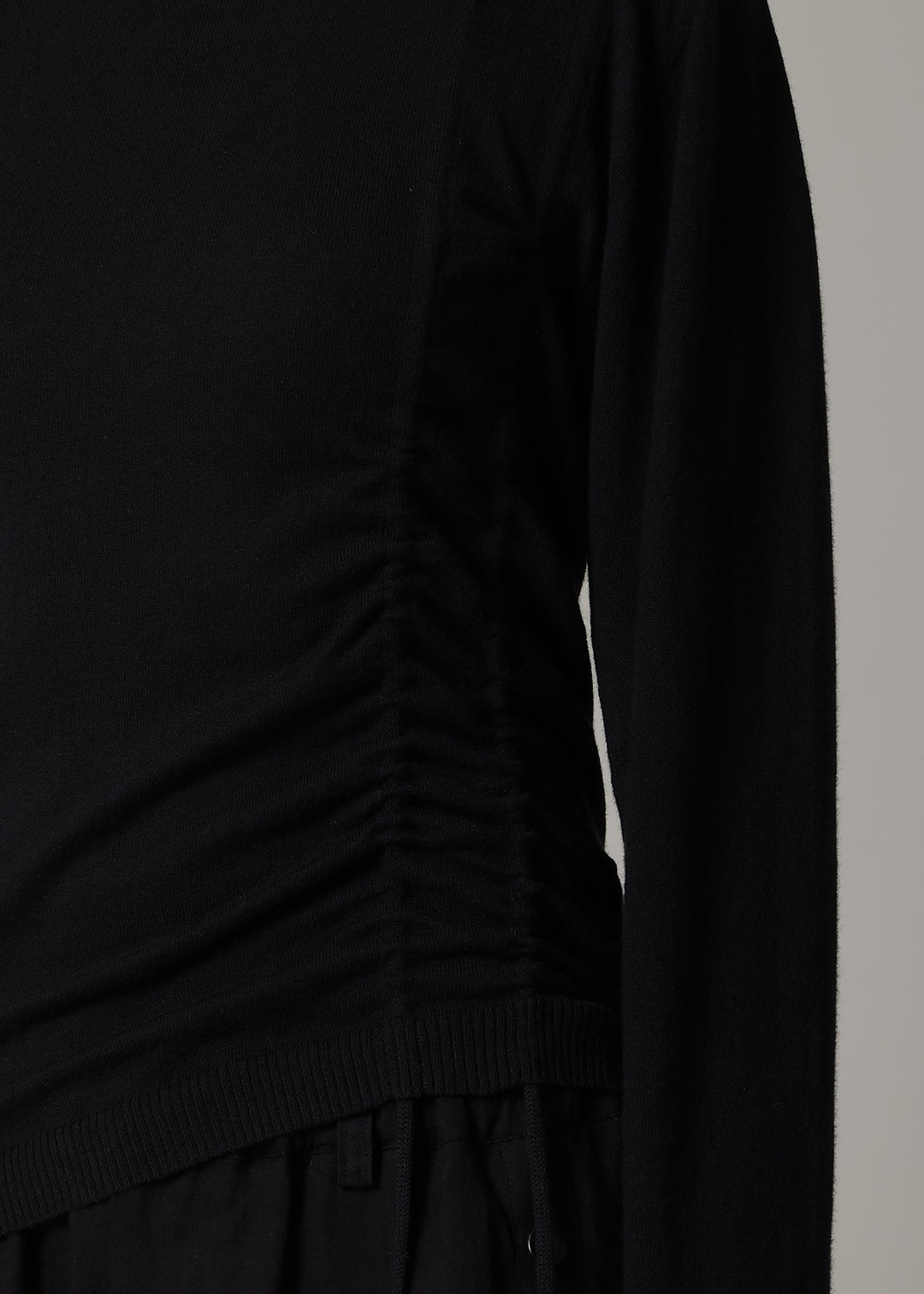 Rhythm Gathered Knit 14gg Cotton