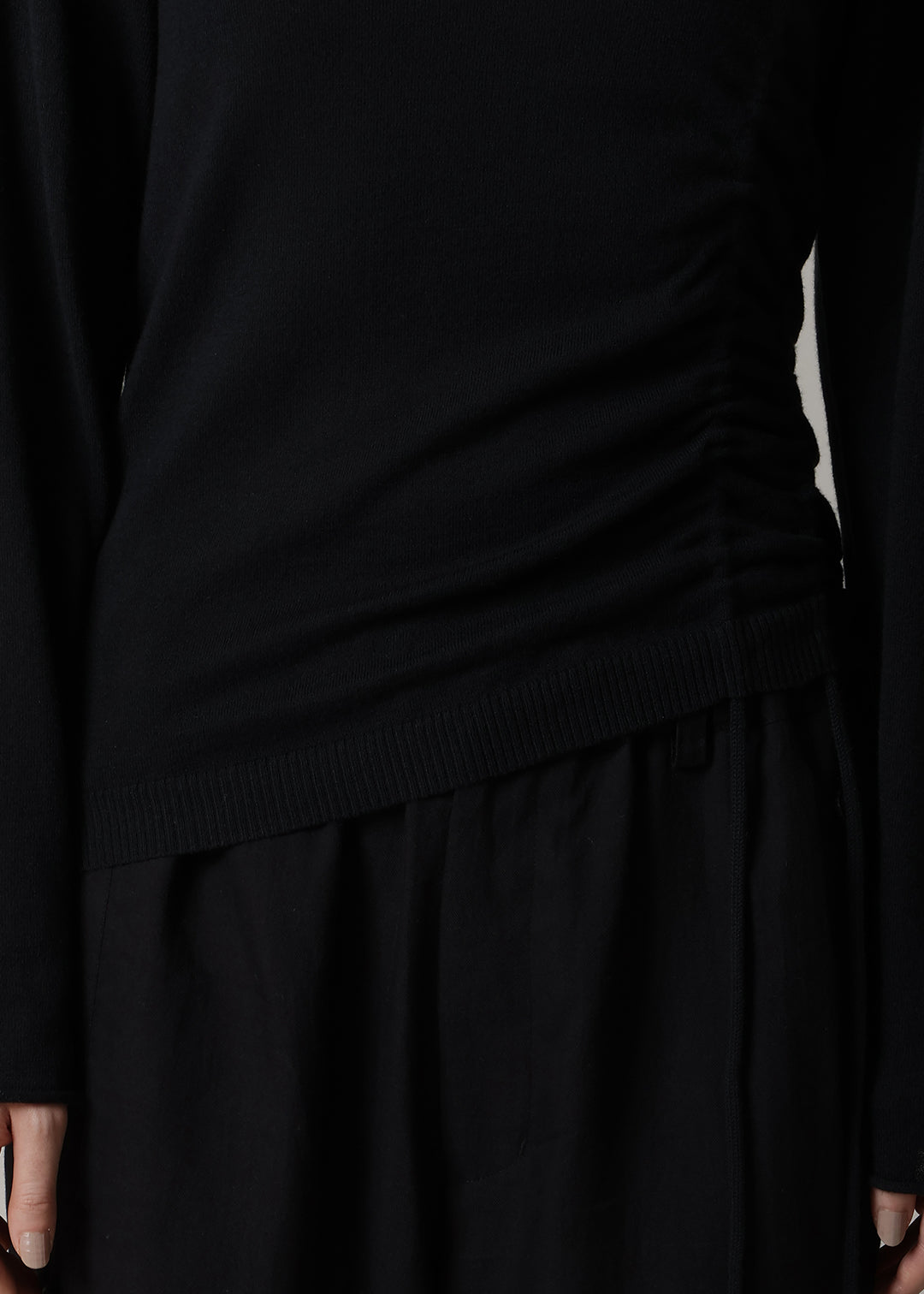 Rhythm Gathered Knit 14gg Cotton