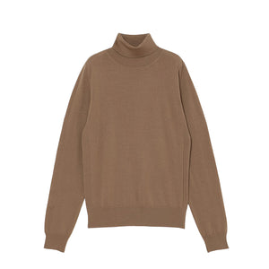 14ゲージウール タートルネックセーター