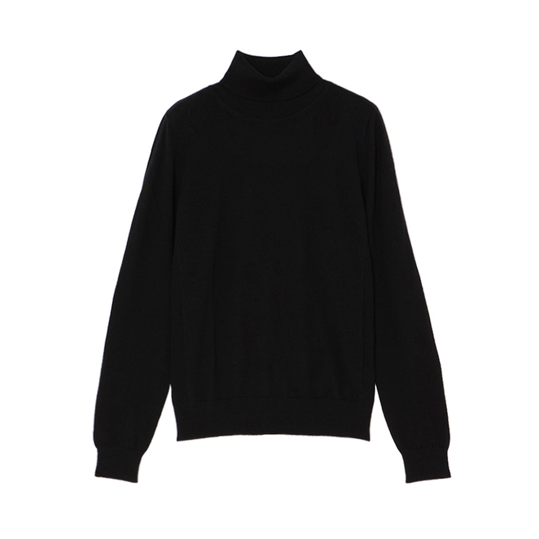 14gg Wool Turtle Neck Sweater