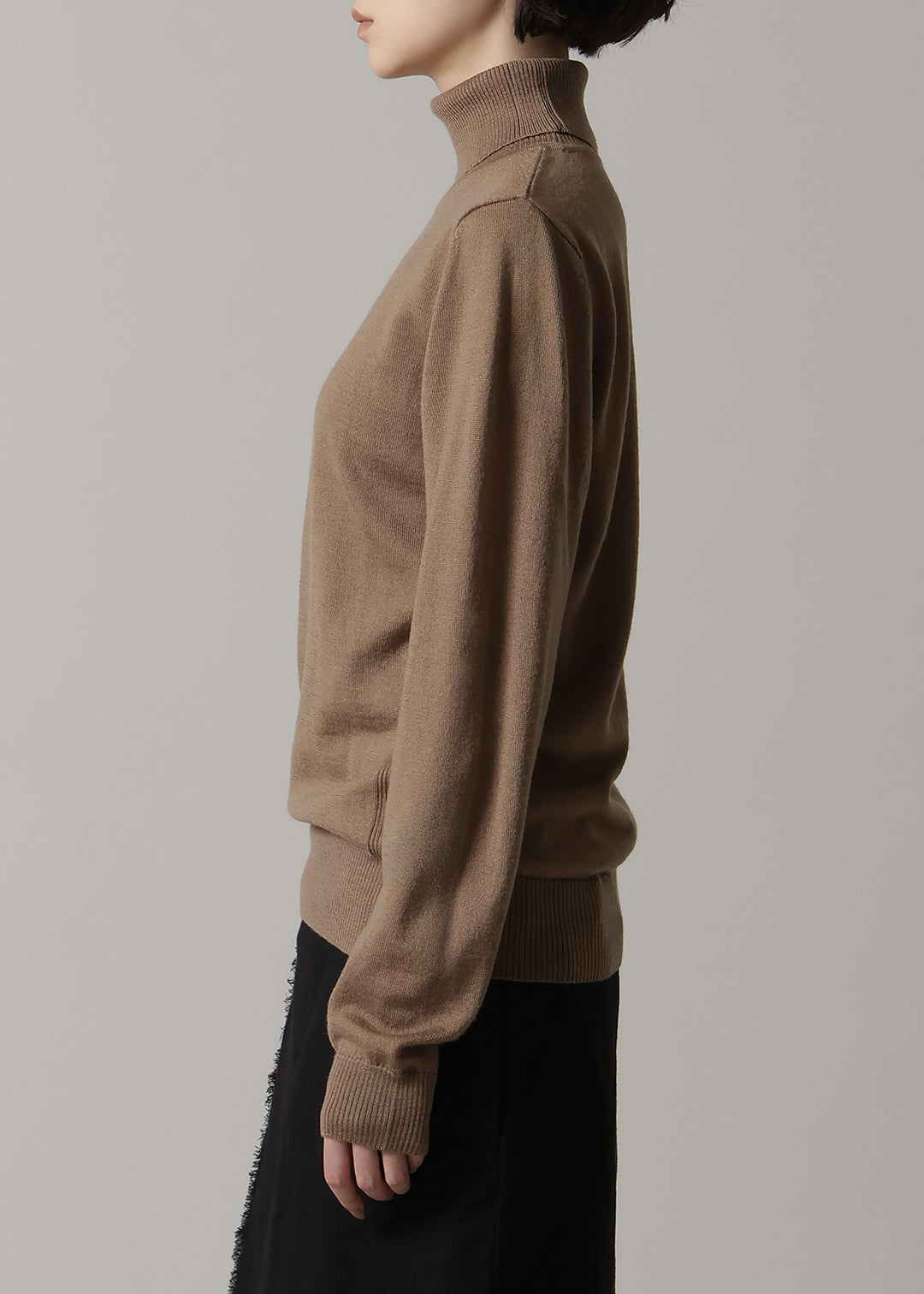 14gg Wool Turtle Neck Sweater