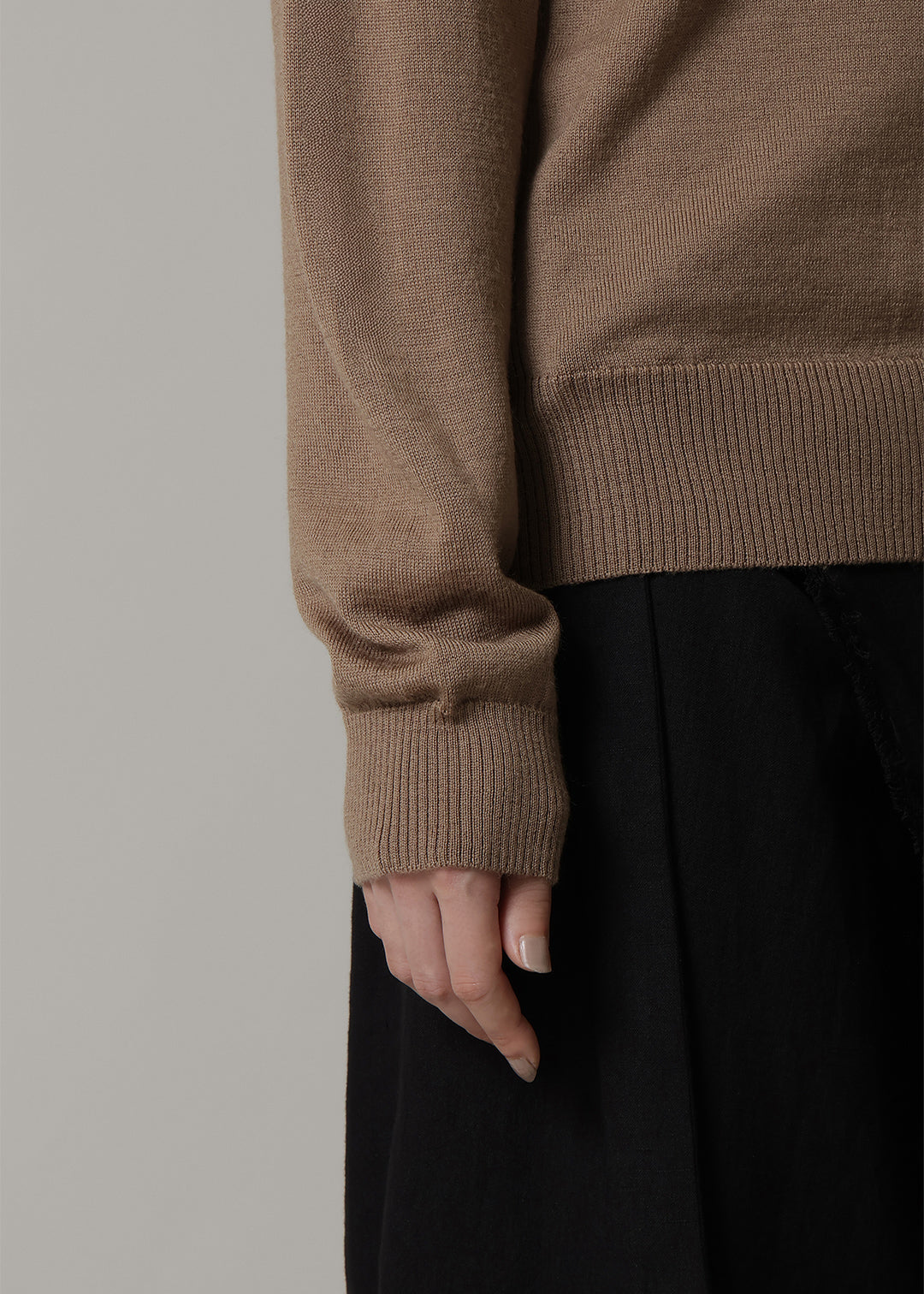 14gg Wool Turtle Neck Sweater