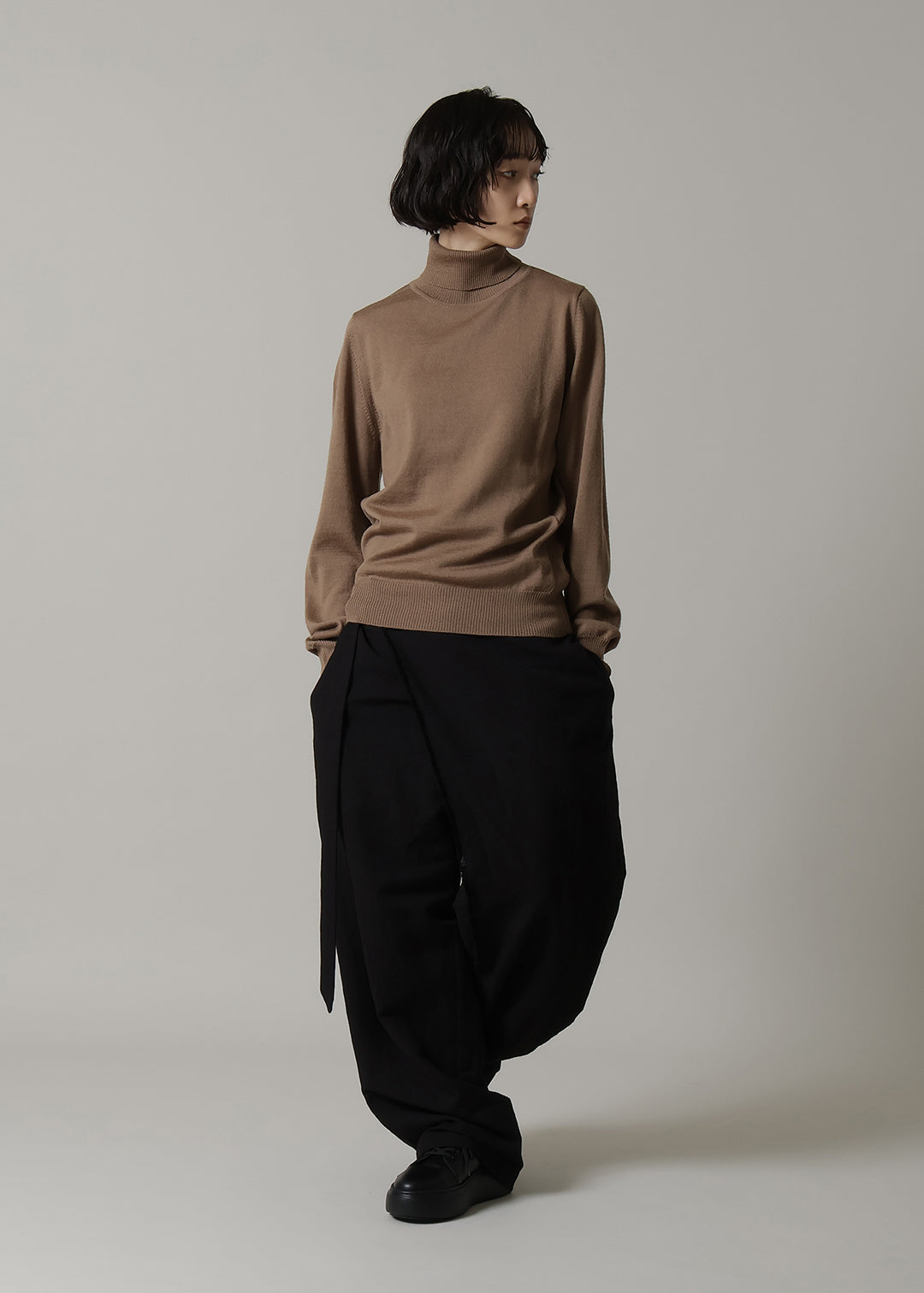 14gg Wool Turtle Neck Sweater