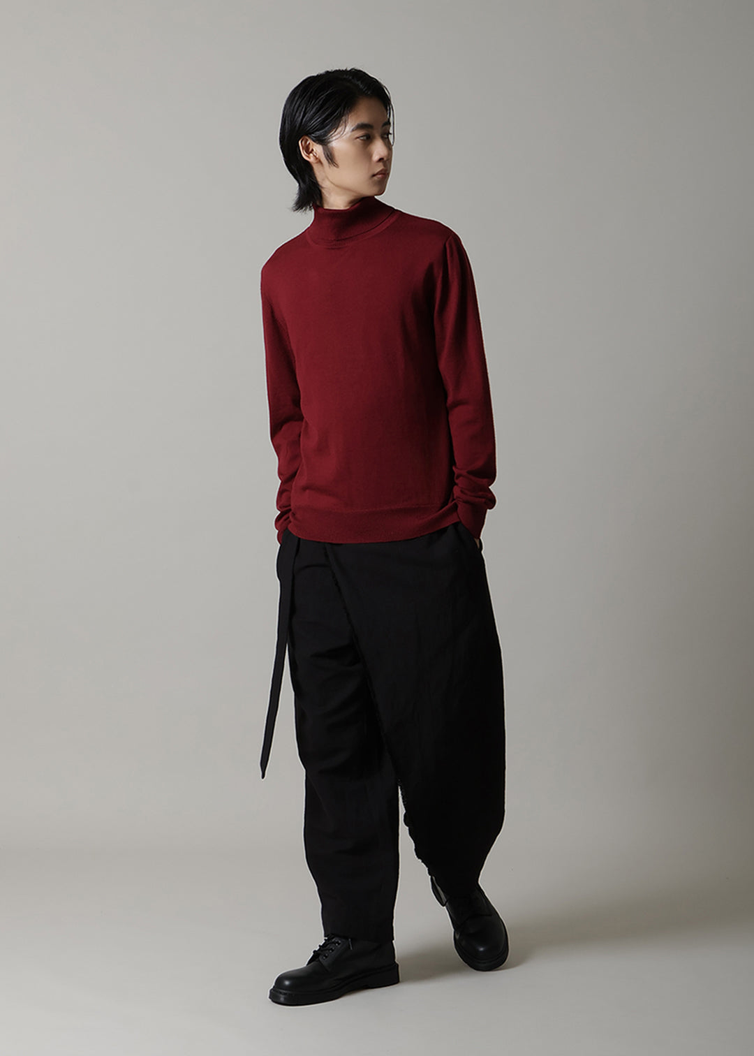 14gg Wool Turtle Neck Sweater