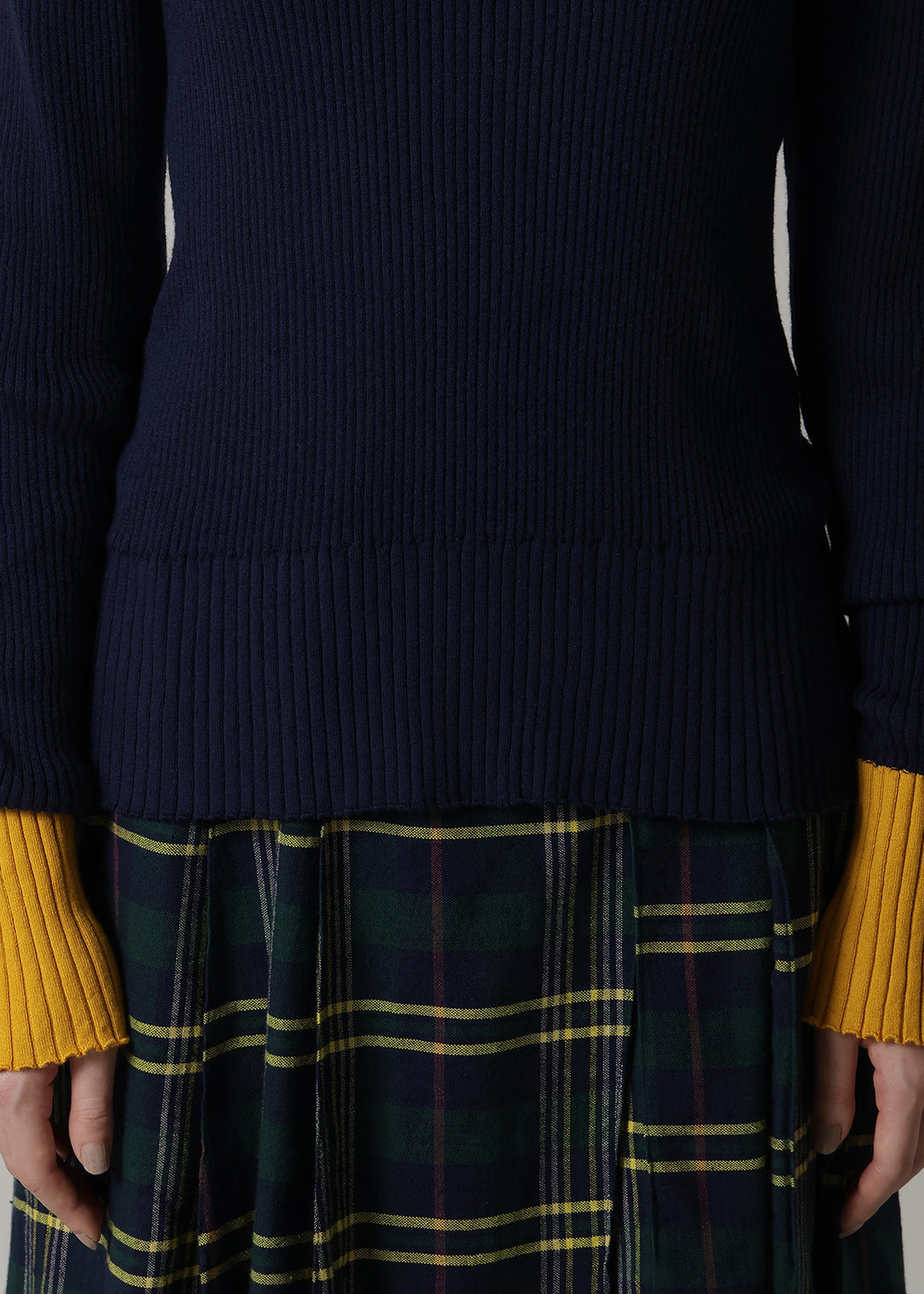 14gg Cotton High Neck Sweater