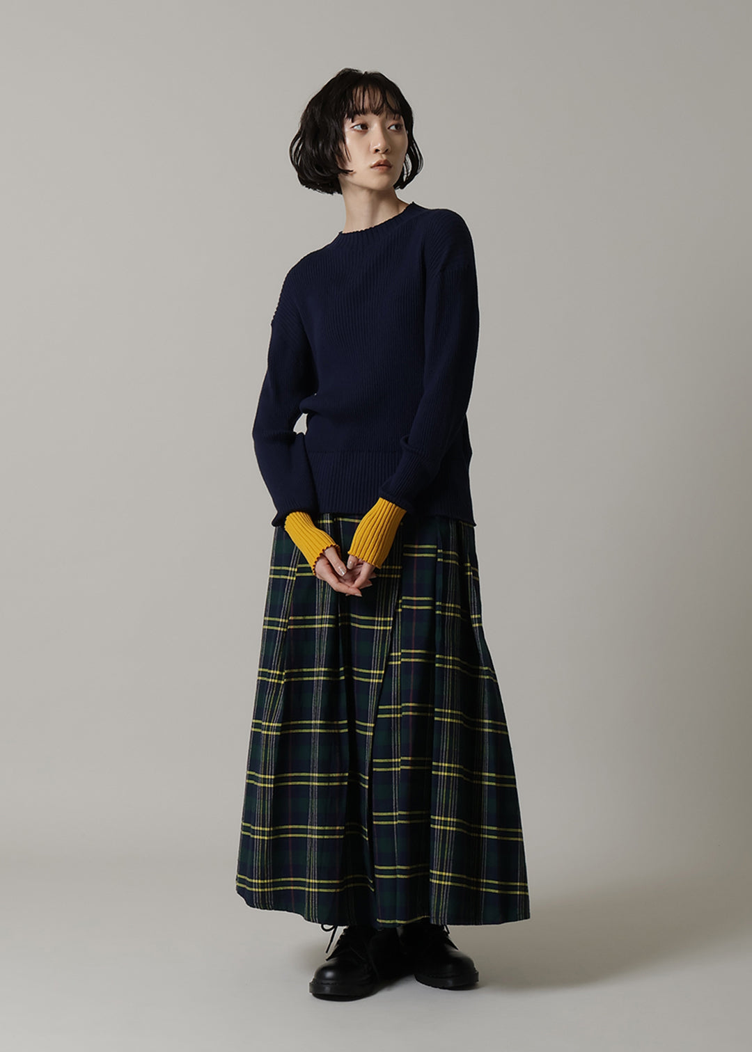 14gg Cotton High Neck Sweater