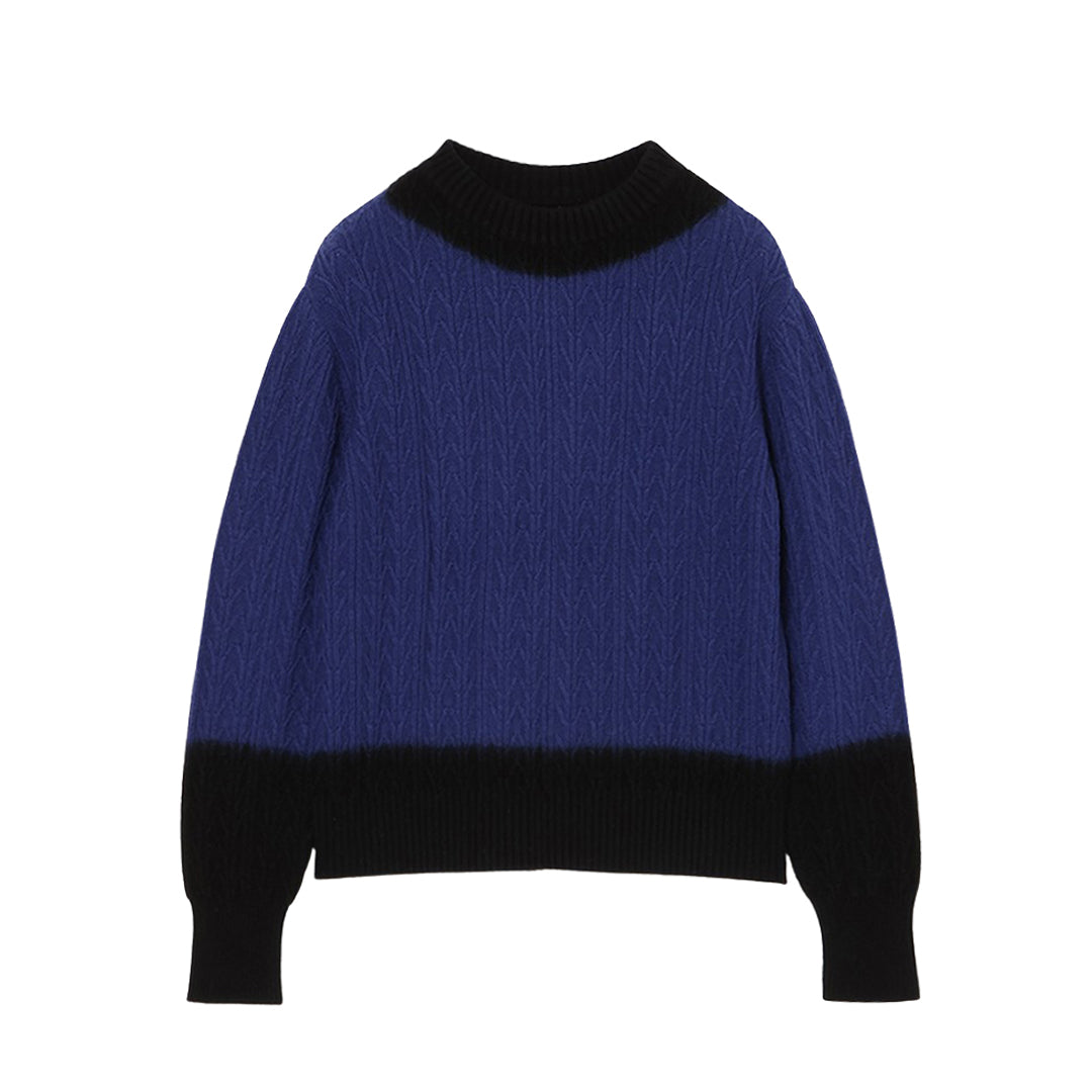 7gg Wool Overdyed Gradation Sweater